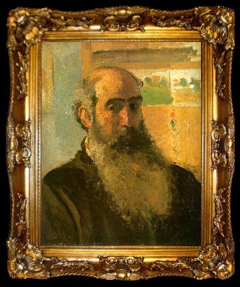 framed  Camille Pissaro Self Portrait, ta009-2